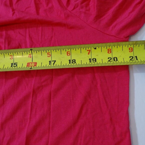 Bluetime Women Pink Lightweight Open Front Long Cardigan Duster Size L Pockets - Picture 8 of 12